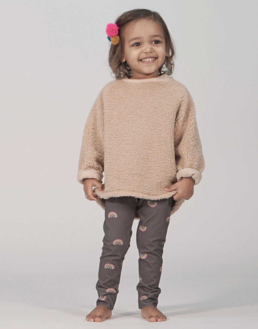 Aspen Kids Groovy Bloom Teddy Fleece Jumper Kit, Pattern Paper Scissors