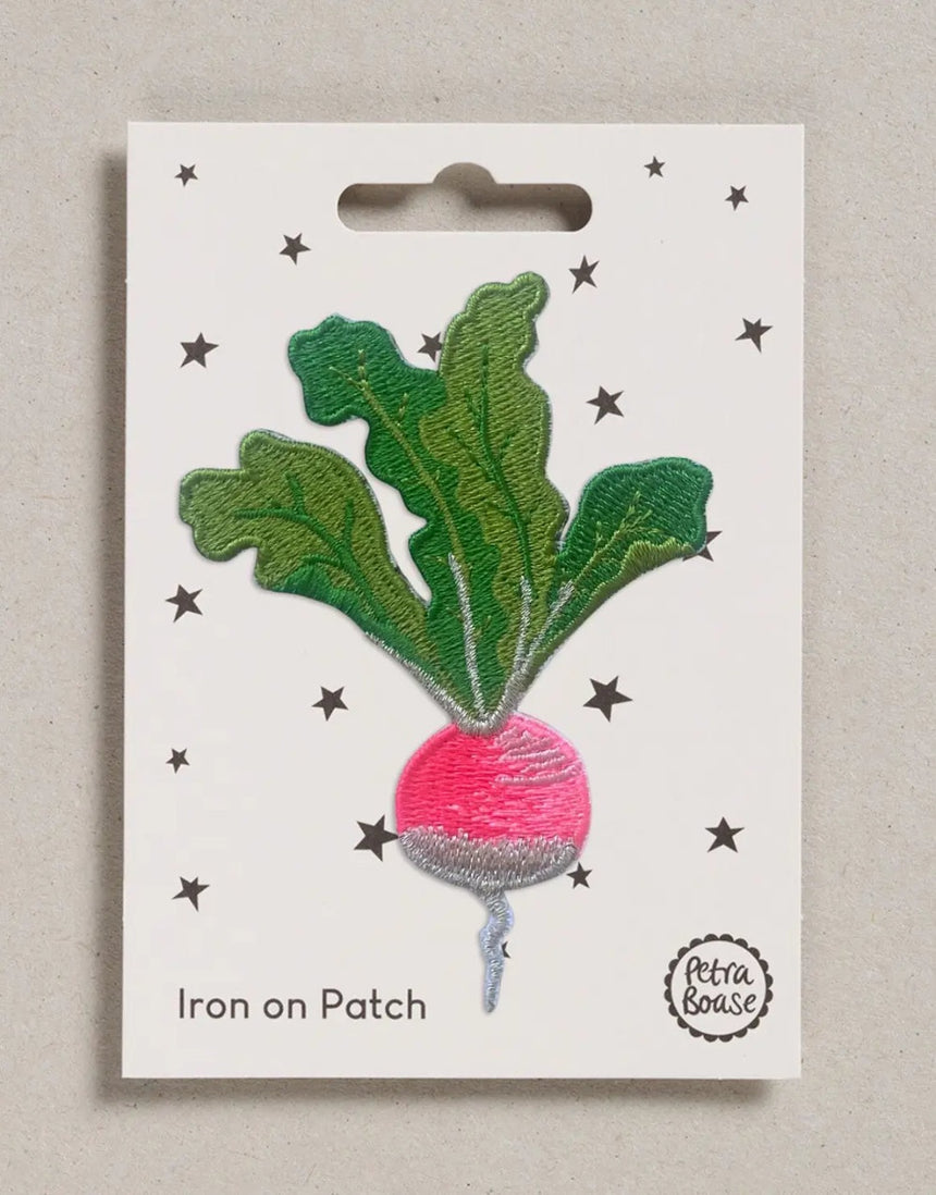 Radish Iron on Patch, Petra Boase