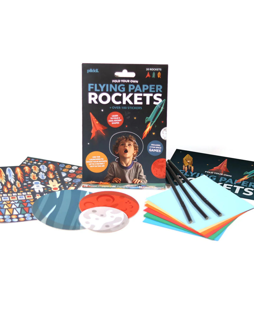Fold Your Own Flying Paper Rockets, Pikkii