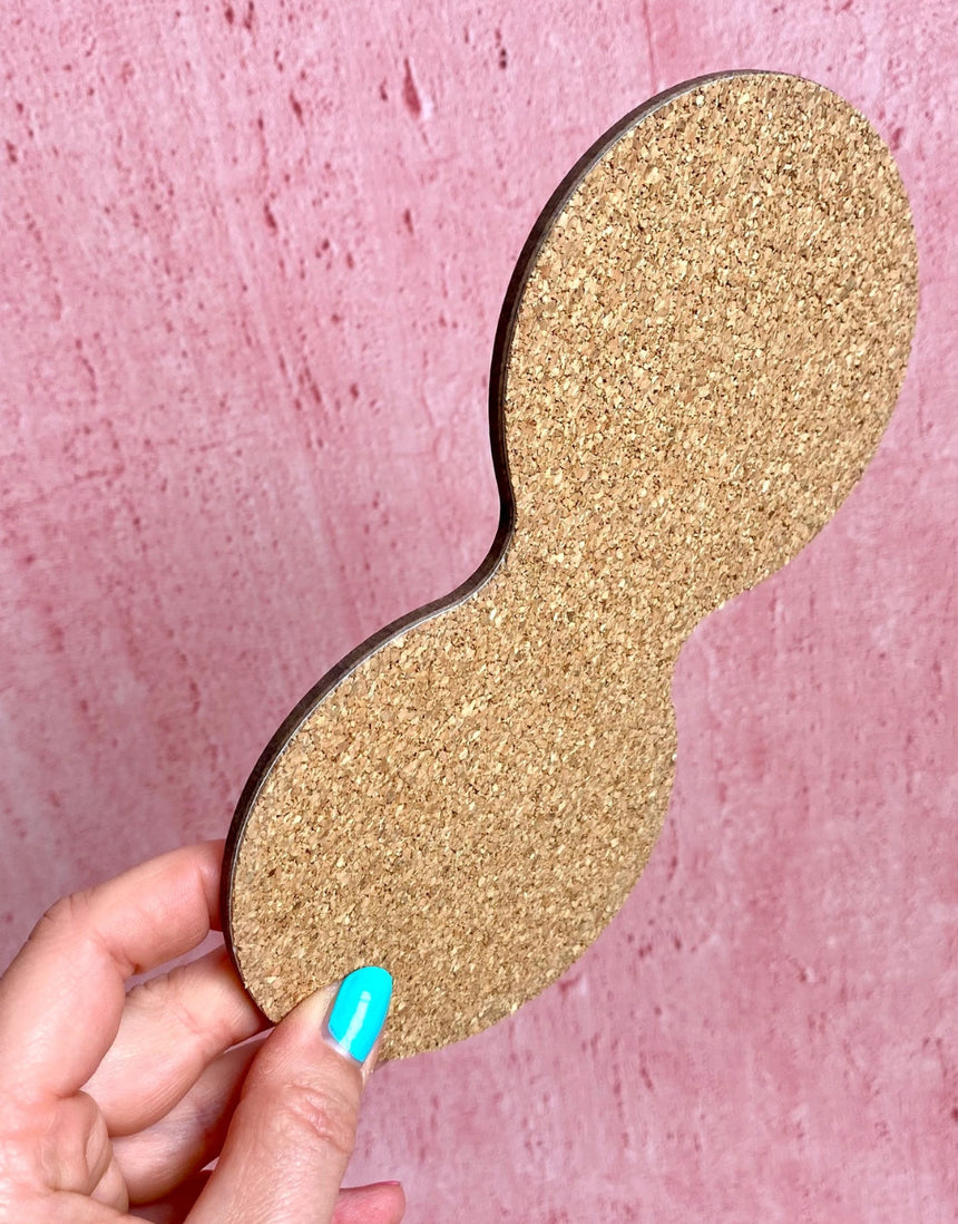 Sew Many Ideas Double Sewing Melamine Coaster, Poppekins