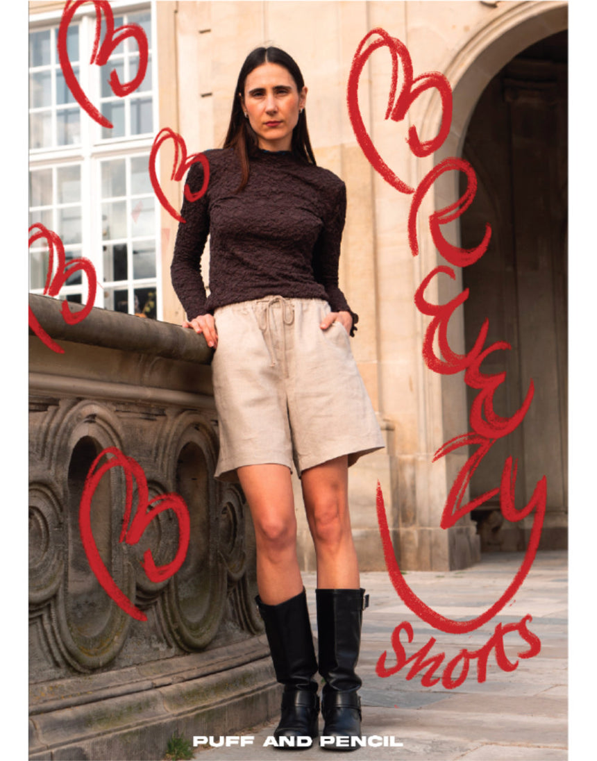 Breezy Shorts Sewing Pattern, Puff & Pencil