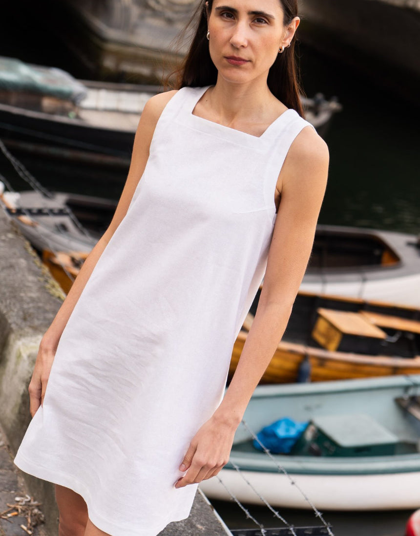 Capri Dress Sewing Pattern, Puff & Pencil