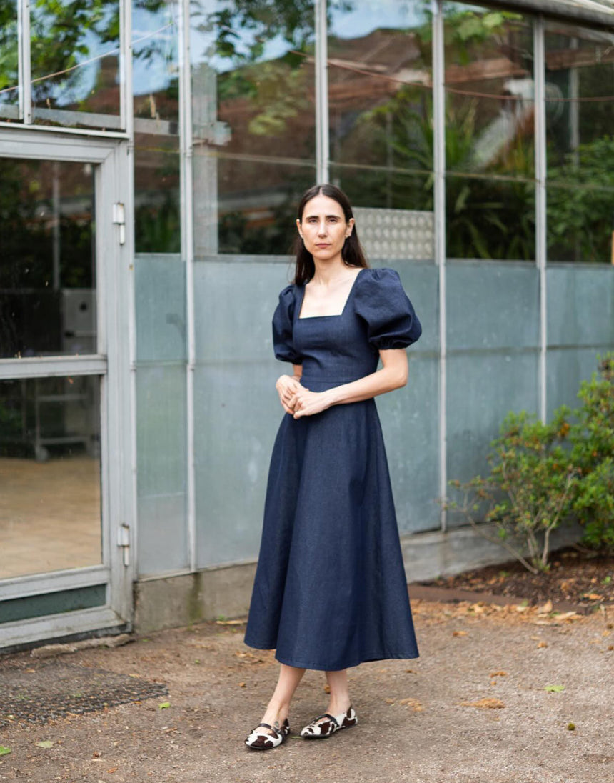 Square Dress & Puff Sleeve Sewing Pattern, Puff & Pencil