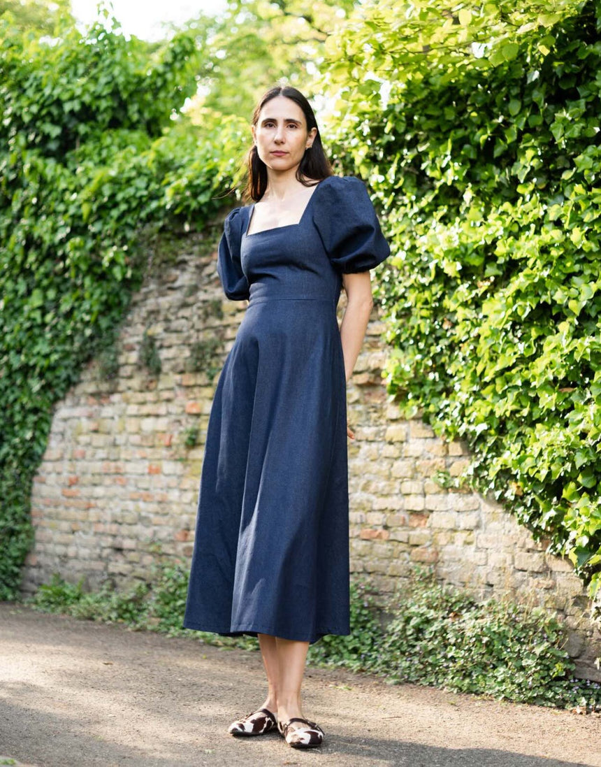 Square Dress & Puff Sleeve Sewing Pattern, Puff & Pencil