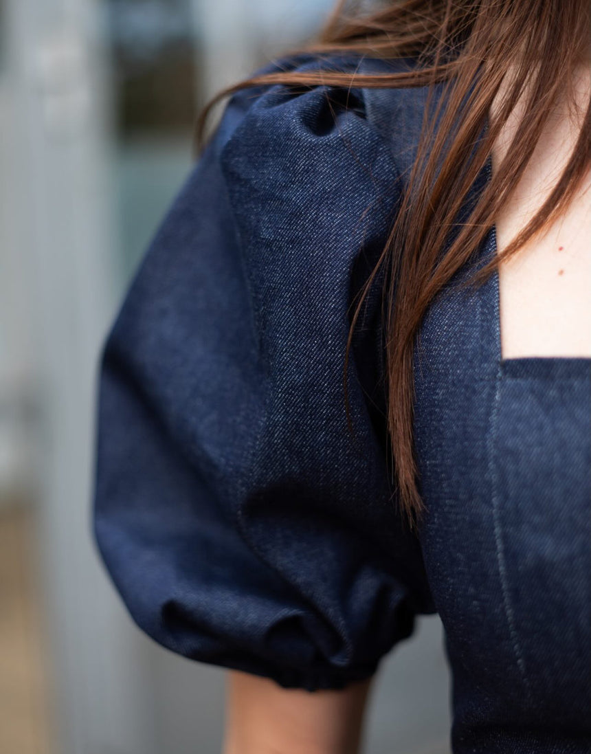 Square Dress & Puff Sleeve Sewing Pattern, Puff & Pencil