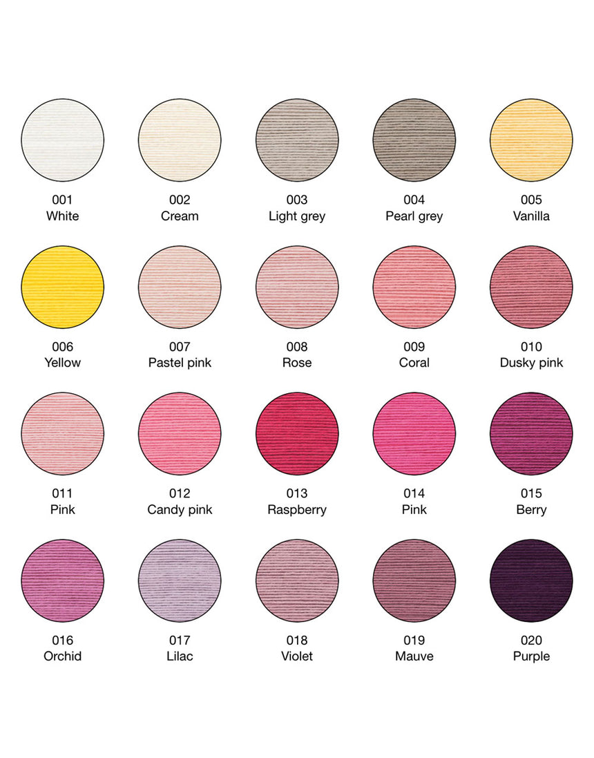 Rico Ricorumi DK Cotton Yarn, 25g All Colours