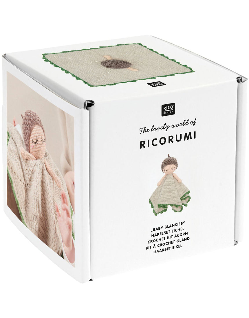 Acorn Baby Blankie Ricorumi Crochet Kit