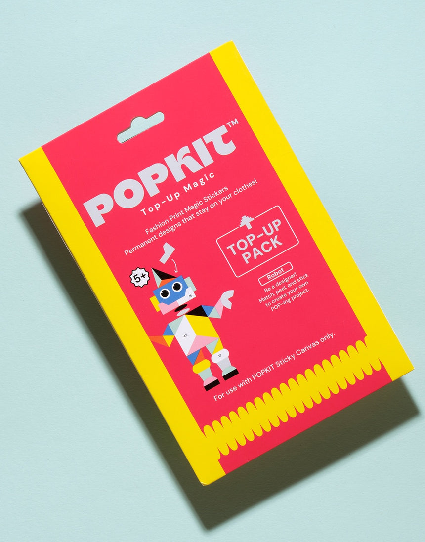 Robot Peel Off & Print TOP UP Pack, PopKits