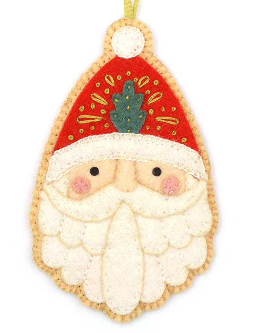 Santa Claus Felt Ornament Kit, Kiriki Press