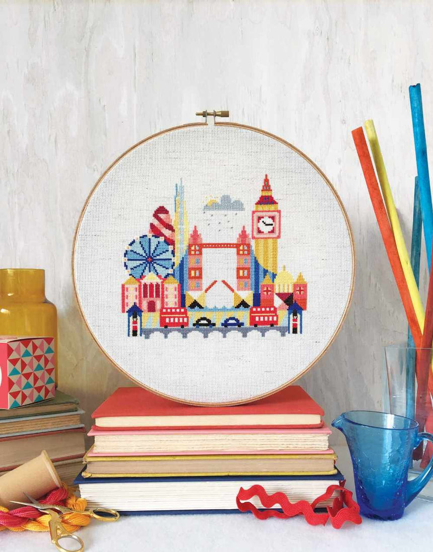 Pretty Little London Counted Cross Stitch Sampler Pattern, Satsuma Street