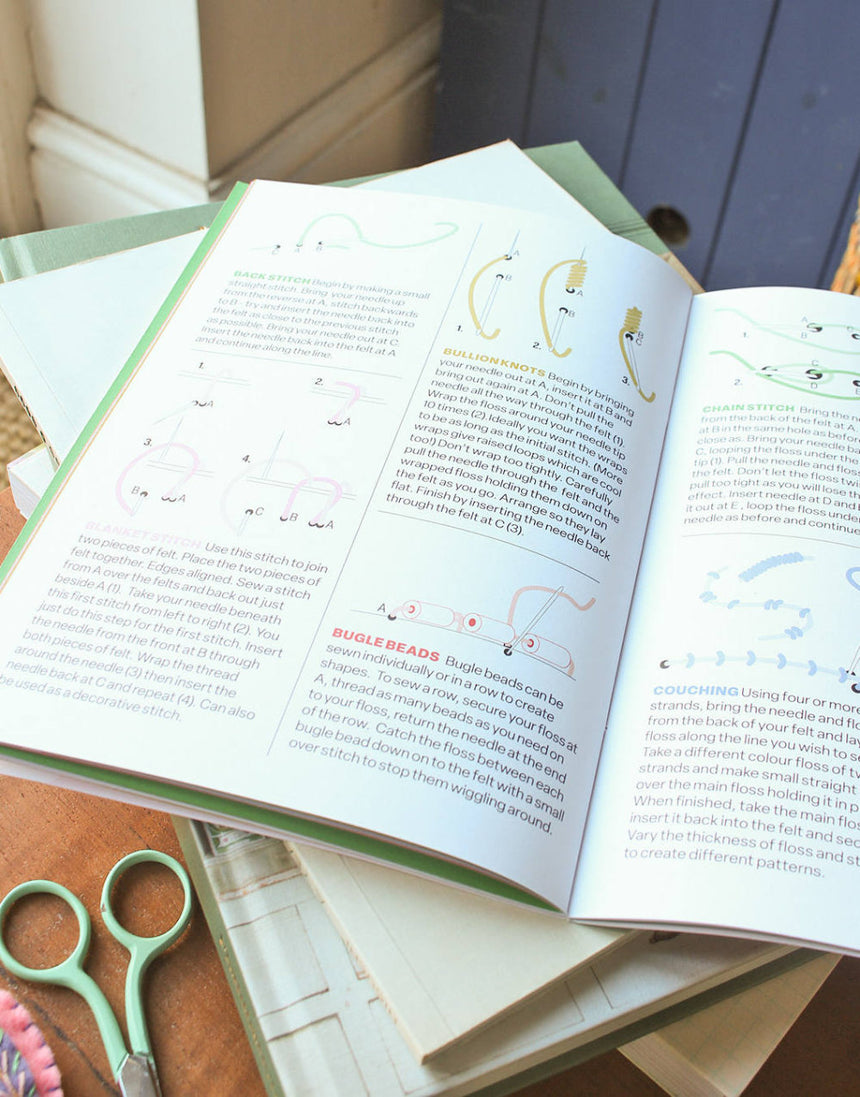 Sewyeah Social Club Handbook, Embroidery Journal & Reference Guide