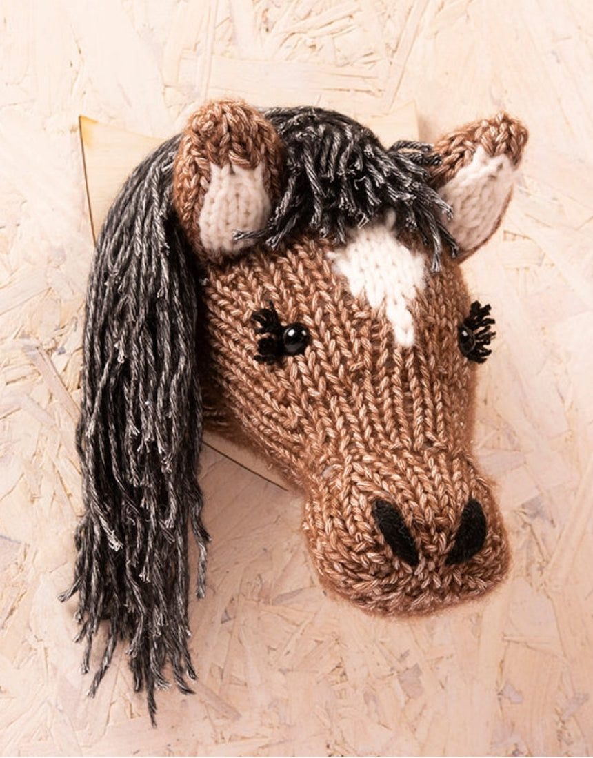 Horse Head Knitting Kit, Sincerely Louise