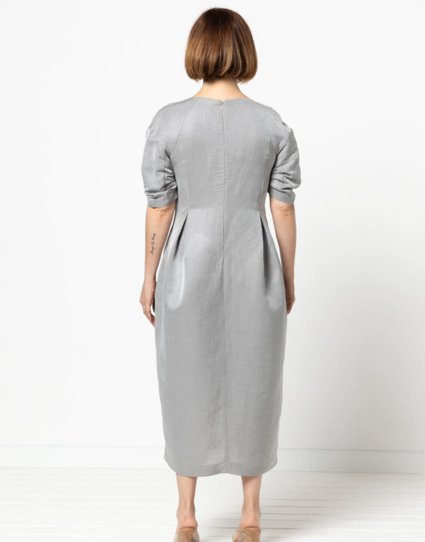 Gertrude Designer Dress Sewing Pattern, Style Arc