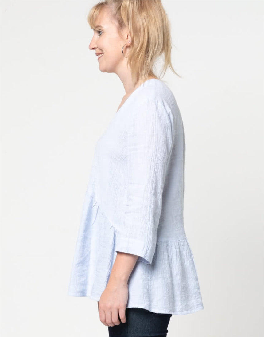 Jules Woven Tunic Sewing Pattern, Style Arc