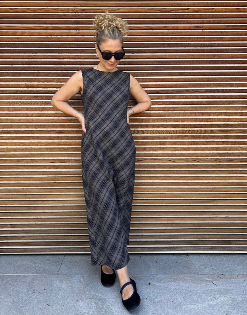 Alessi Bias Dress Sewing Pattern, Tessuti