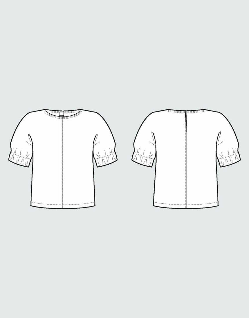 Cuff Top Sewing Pattern, The Assembly Line