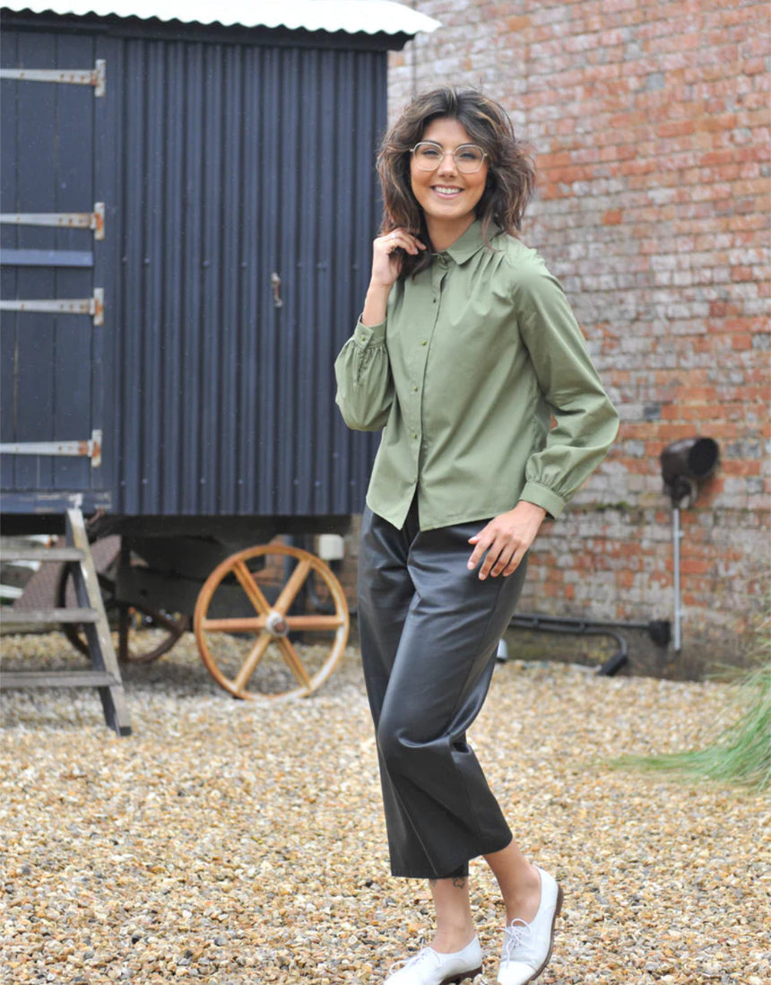 The Pleated Blouse Sewing Pattern, The Avid Seamstress