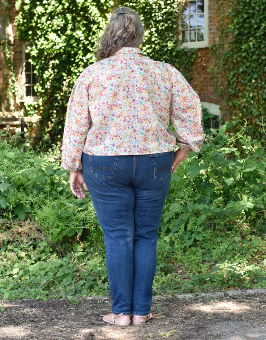 The Pleated Blouse Sewing Pattern, The Avid Seamstress