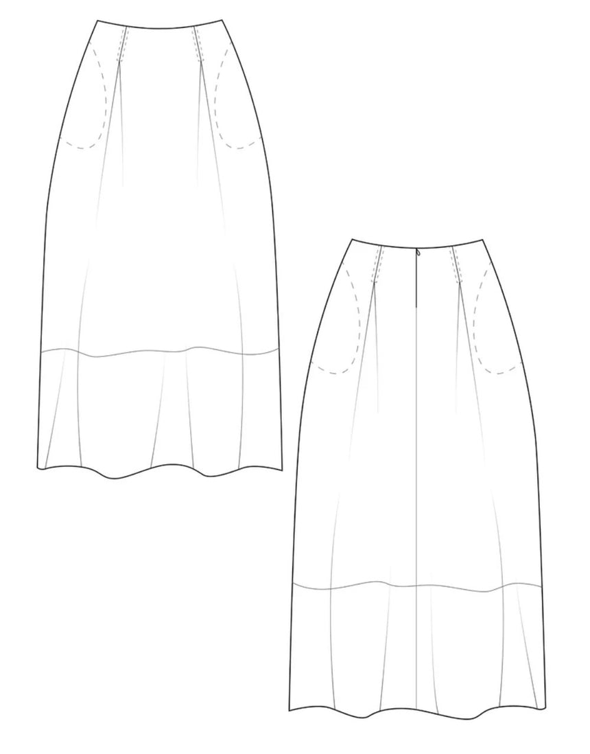 The Universal Skirt Sewing Pattern, The Avid Seamstress