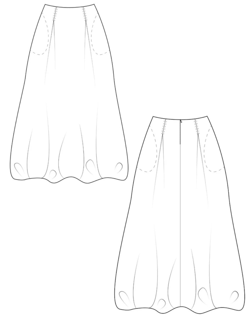 The Universal Skirt Sewing Pattern, The Avid Seamstress