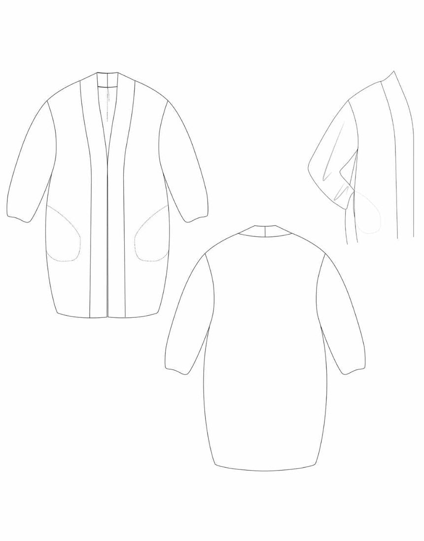 The Avid Seamstress Coats & Jackets The Wimborne Coat Sewing Pattern, The Avid Seamstress 15712