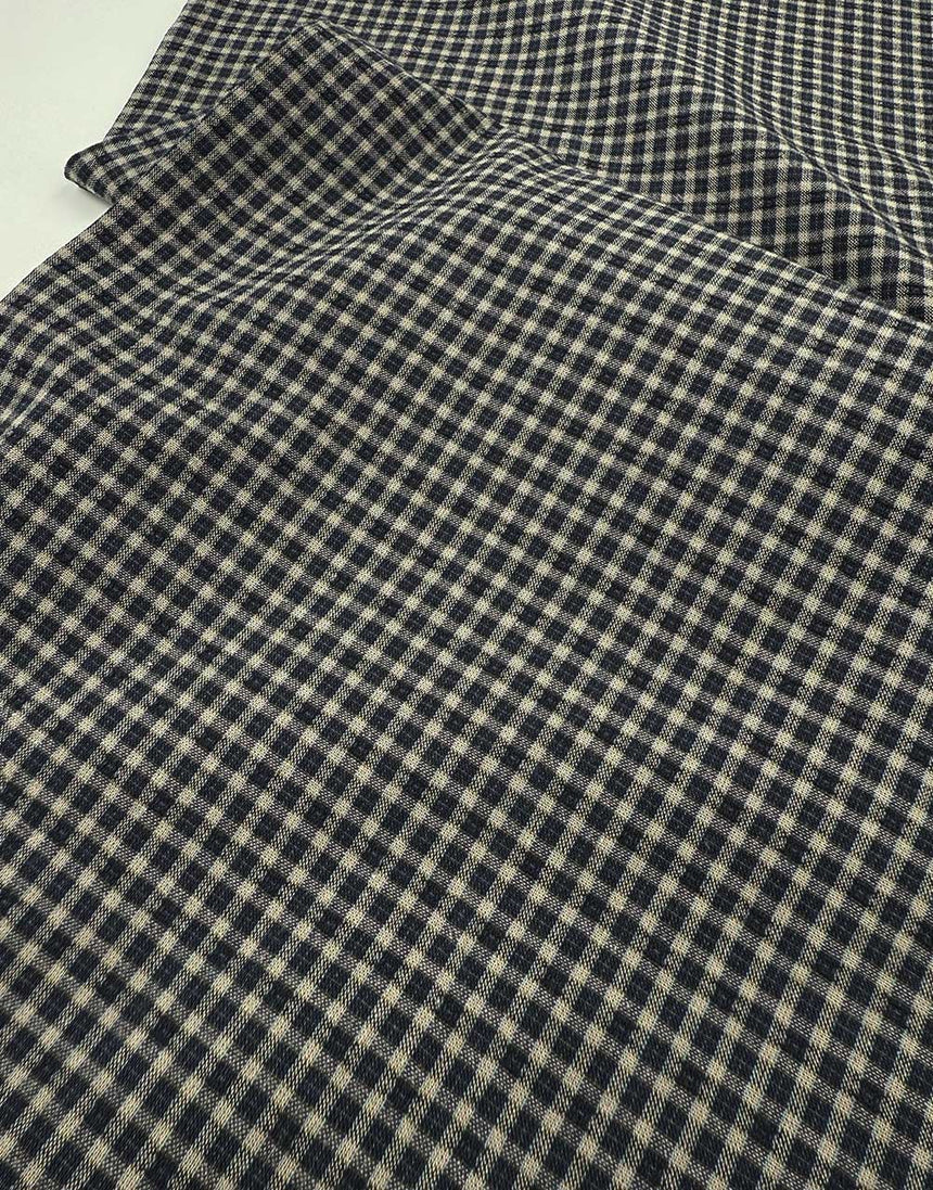 Tochio Yarn-Dyed Cotton Fabric, Forest Gingham