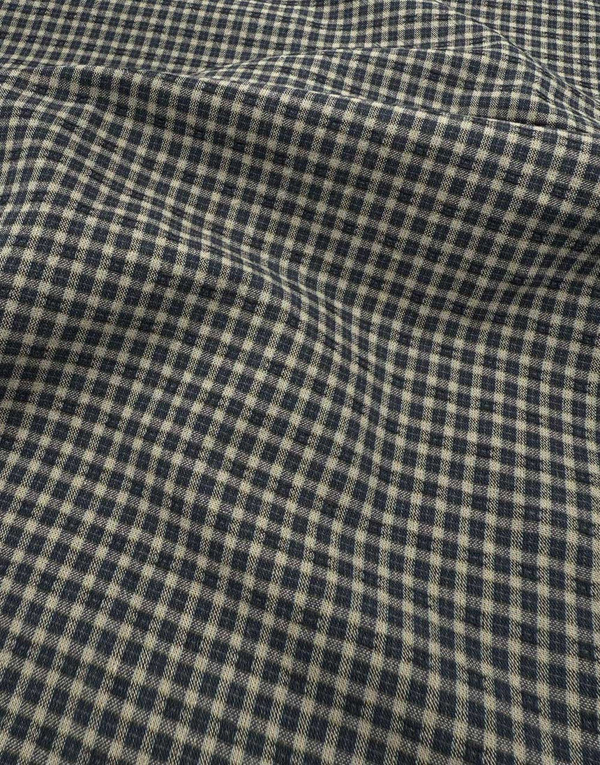 Tochio Yarn-Dyed Cotton Fabric, Forest Gingham
