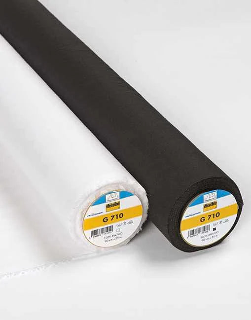 Remnant 1m - Light - Mediumweight Fusible Woven Cotton Interlining G710