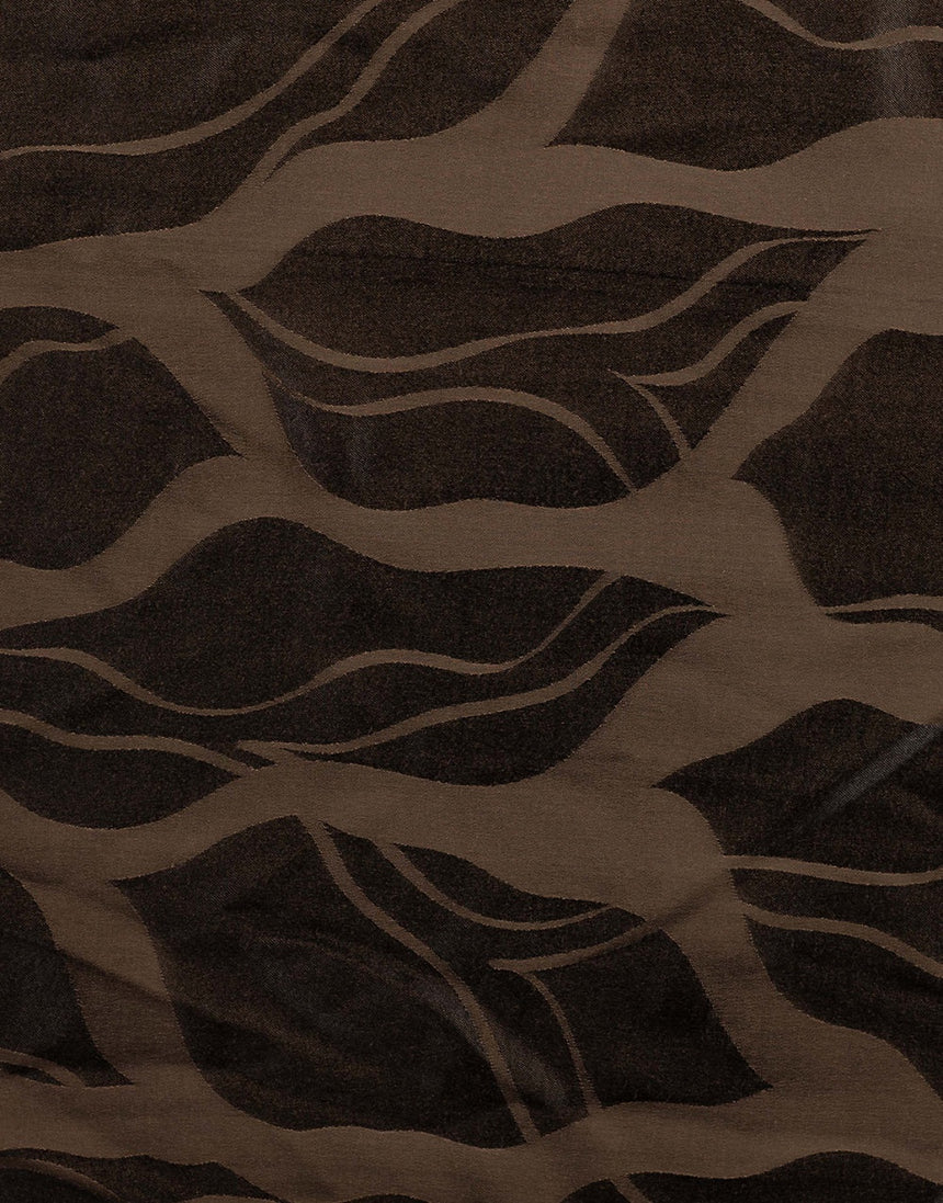 Cocoa Drift Jacquard Viscose Jacquard Fabric