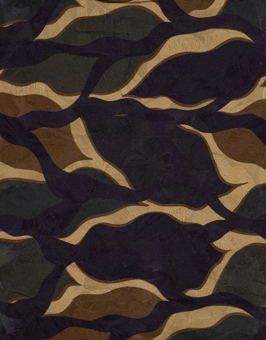 Shadow Leaf Viscose Jacquard Fabric