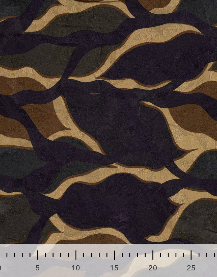 Shadow Leaf Viscose Jacquard Fabric