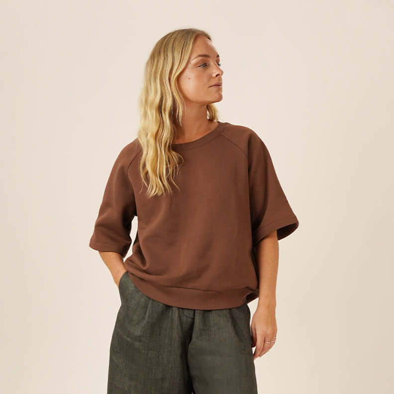 Bloom Boxy Raglan Sweatshirt Complete Dressmaking Kit, Wardrobe by Me