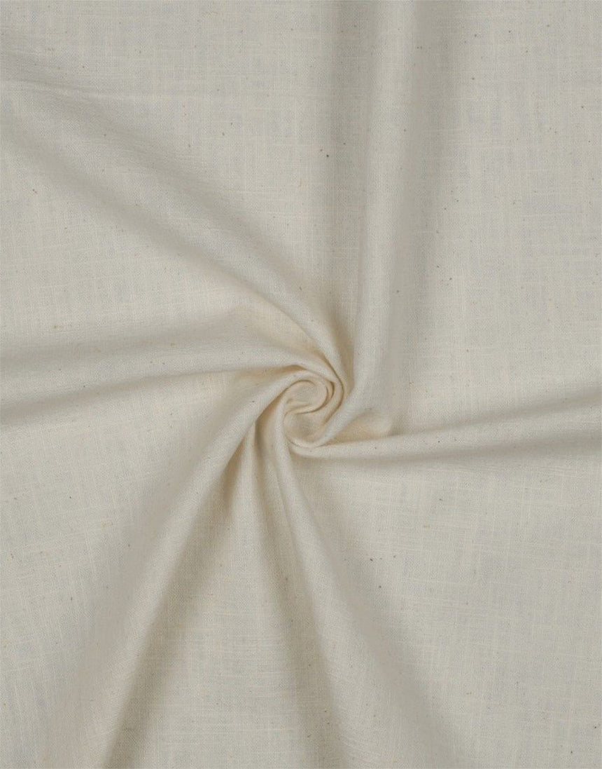 Remnant 1m - Natural Washed Linen Cotton Fabric