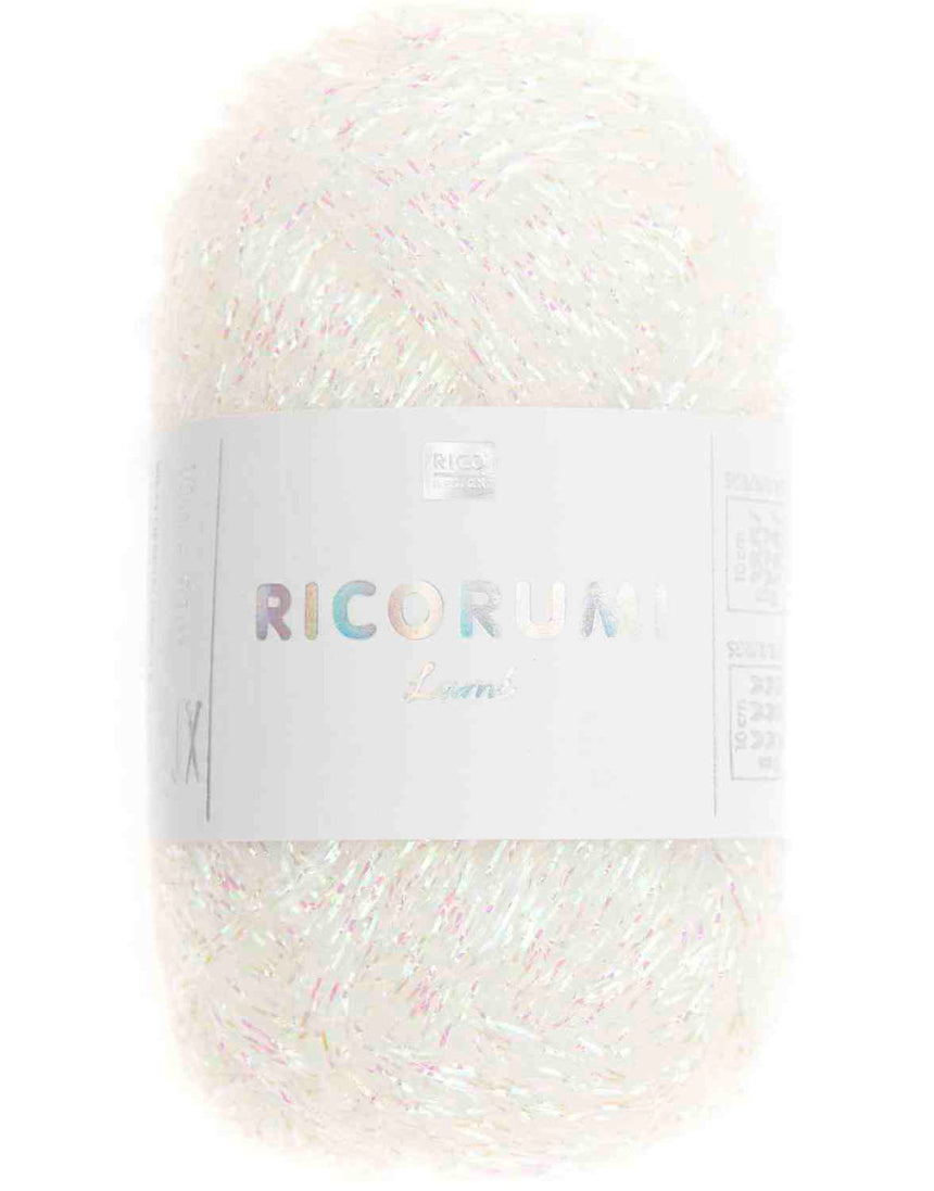 Glittery Sparkly Ricorumi Lamé Yarn, Rico