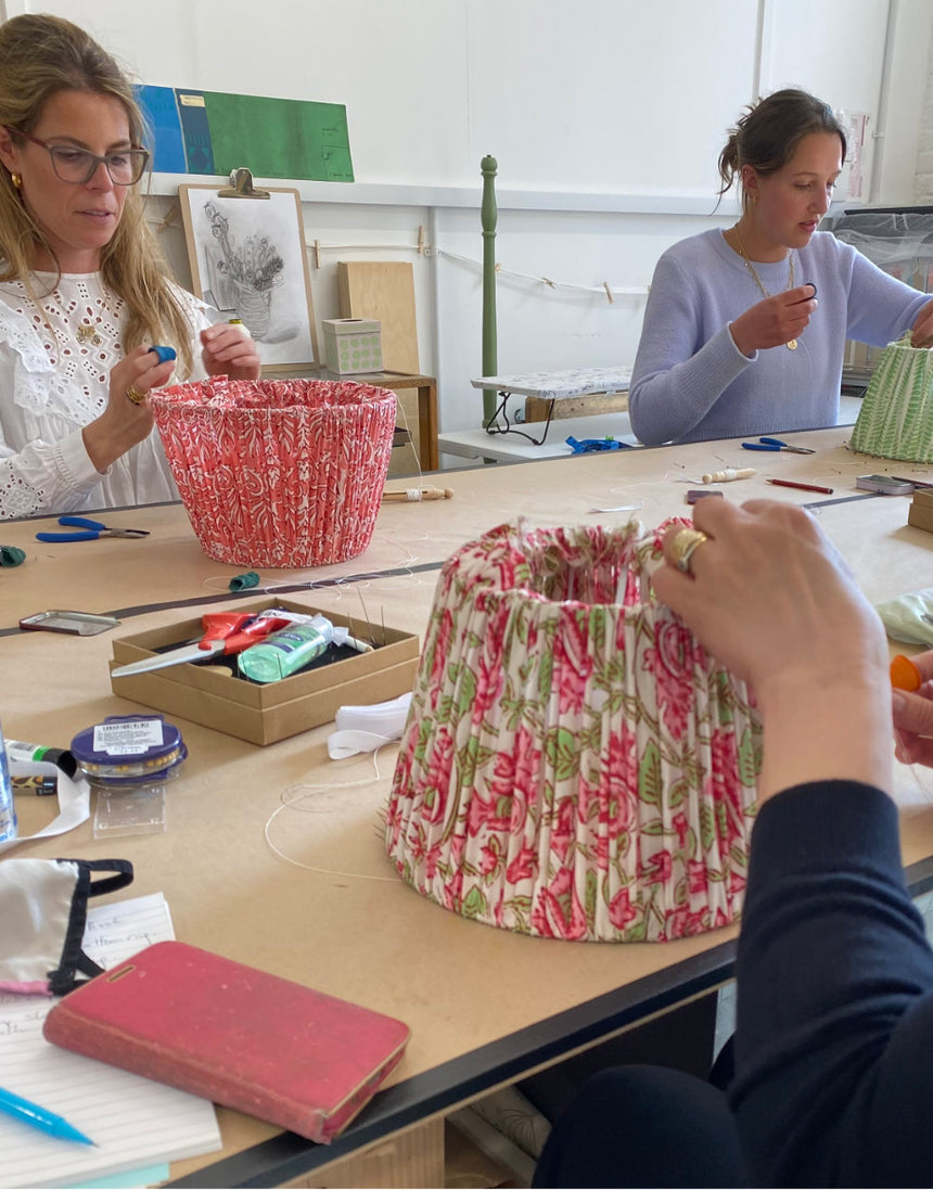 Gathered Lampshade Workshop (2 Days) | Chichester Craft & Sewing Courses