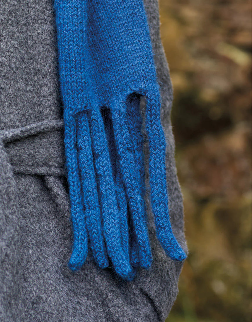 Cora Knitted Tassel Hat & Scarf Knitting Pattern, West Yorkshire Spinners