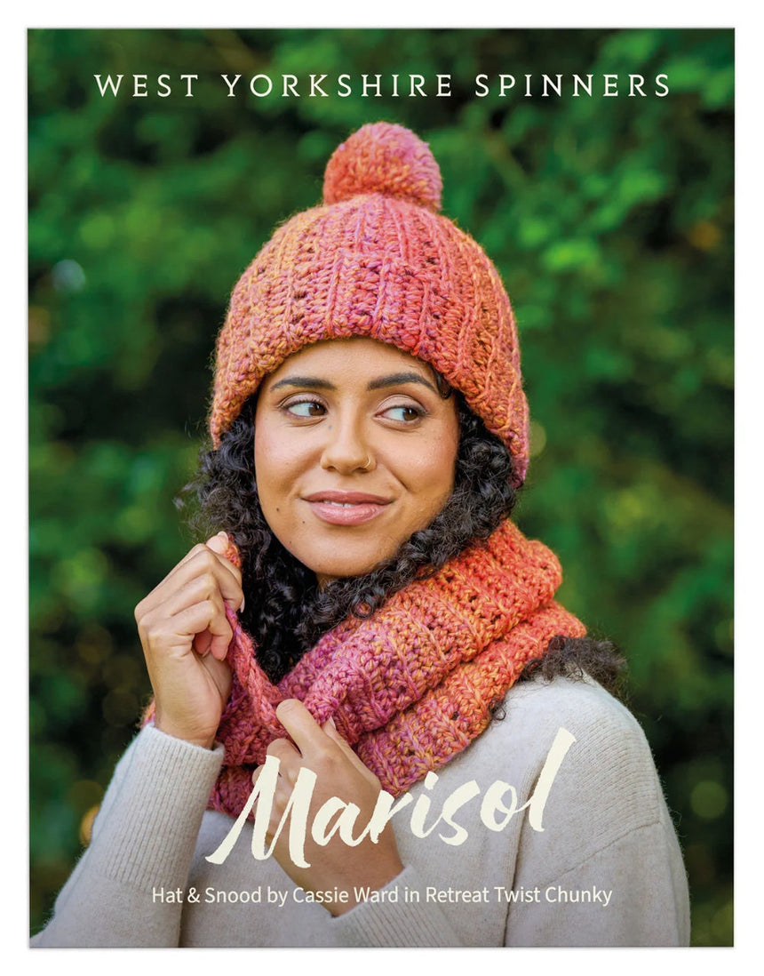 Marisol Hat & Snood Single Printed Crochet Pattern, West Yorkshire Spinners