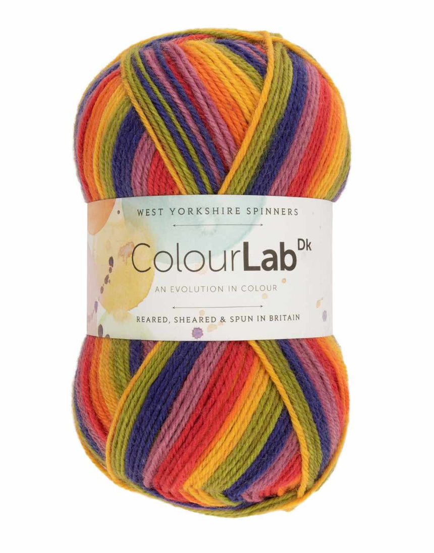 West Yorkshire Spinners Yarn & Wool Technicolour ColourLab DK Yarn, West Yorkshire Spinners 5053682188912