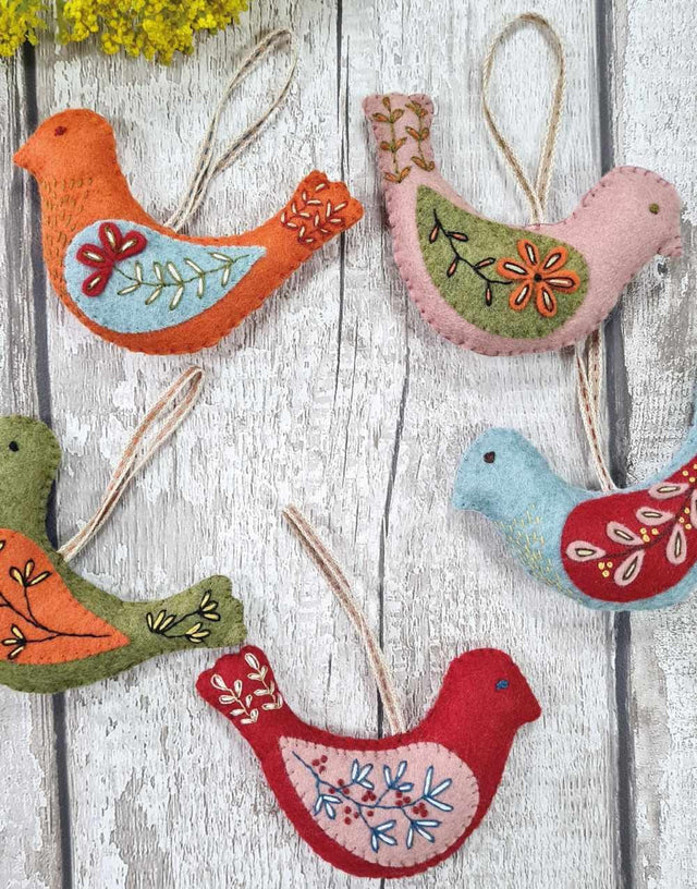 Corinne Lapierre Felt Craft Folk Birds Felt Craft Kit, Corinne Lapierre 619438956898 619438956898