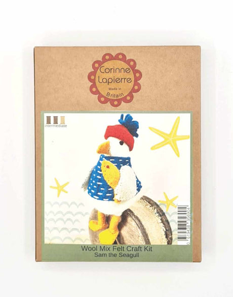 Corinne Lapierre Felt Craft Sam the Seagull Felt Craft Mini Kit, Corinne Lapierre 0619438956904 619438956904