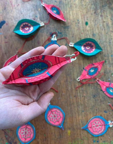 East End Press Christmas Decoration Christmas Bauble Paper Decorations, East End Press 13747