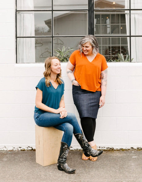 Sew House Seven Tops Shirts & Blouses Tabor V-Neck Sewing Pattern, Sew House Seven 869174000076 869174000076