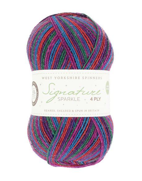 West Yorkshire Spinners Yarn & Wool Sparkle Vintage Tinsel Signature 4-Ply Yarn Festive Collection, West Yorkshire Spinners 5053682001099 5053682001099