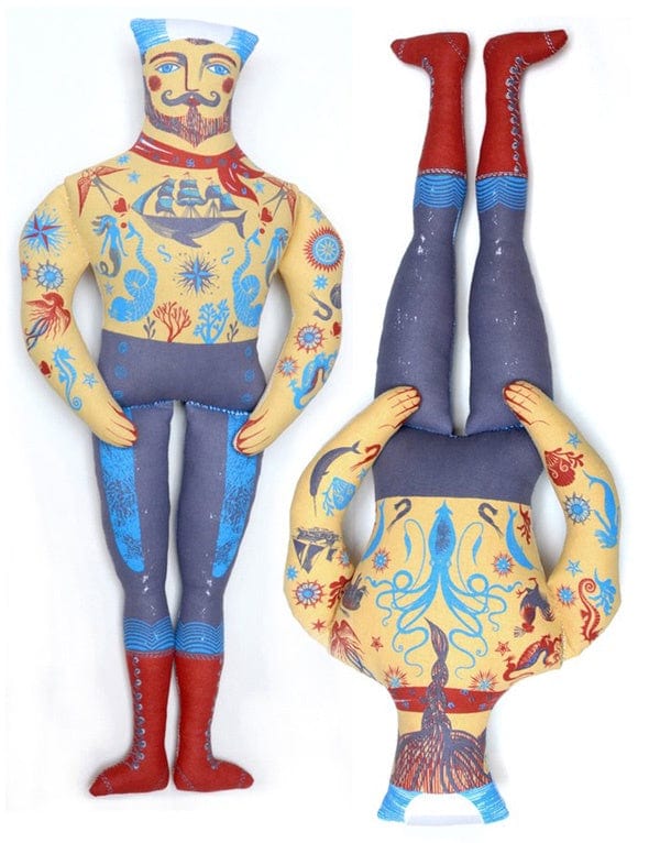 Sarah Young Sewing Kits Scrimshaw Sam Tea Towel / Cut & Sew Kit by Sarah Young 10993