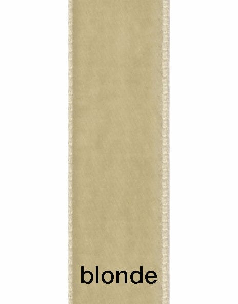 Not Specified Ribbon & Trimming 9602 Blonde 22mm Velvet Ribbon 5024264408896 5024264408896