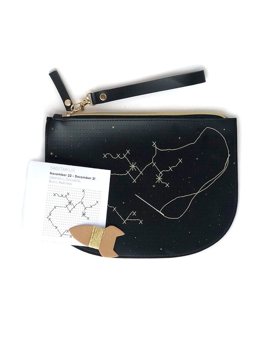 Chasing Threads Embroidery Stitch Your Star Sign Zip Pouch, Chasing Threads 7141041325912 7141041325912