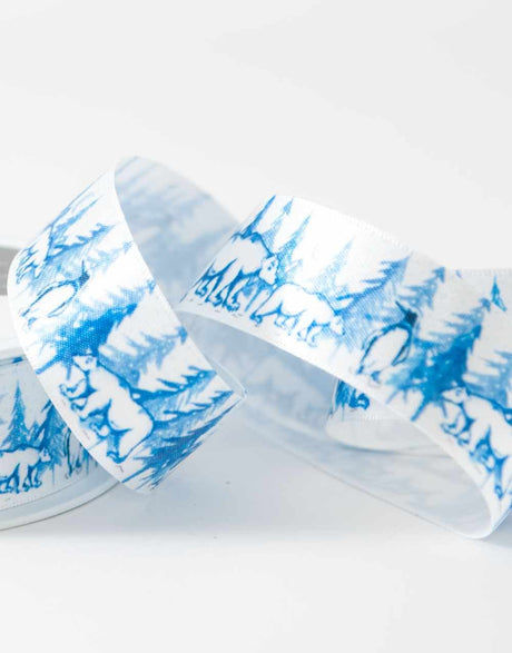 Not specified Ribbon & Trimming Snow Globe Christmas Ribbon, 25mm 5024264188286