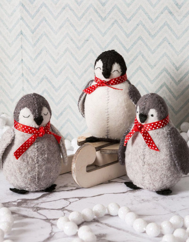 Corinne Lapierre Felt Craft Baby Penguins Felt Craft Kit by Corinne Lapierre 757450336684 757450336684