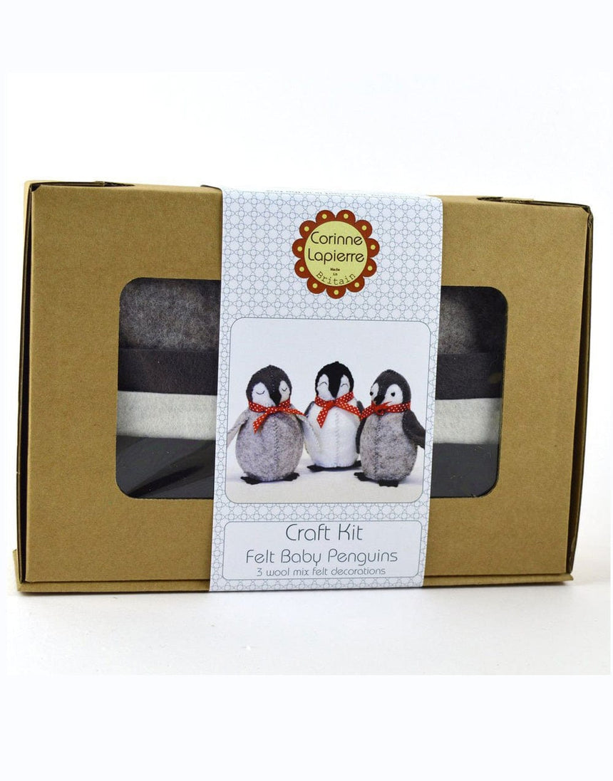Corinne Lapierre Felt Craft Baby Penguins Felt Craft Kit by Corinne Lapierre 757450336684 757450336684