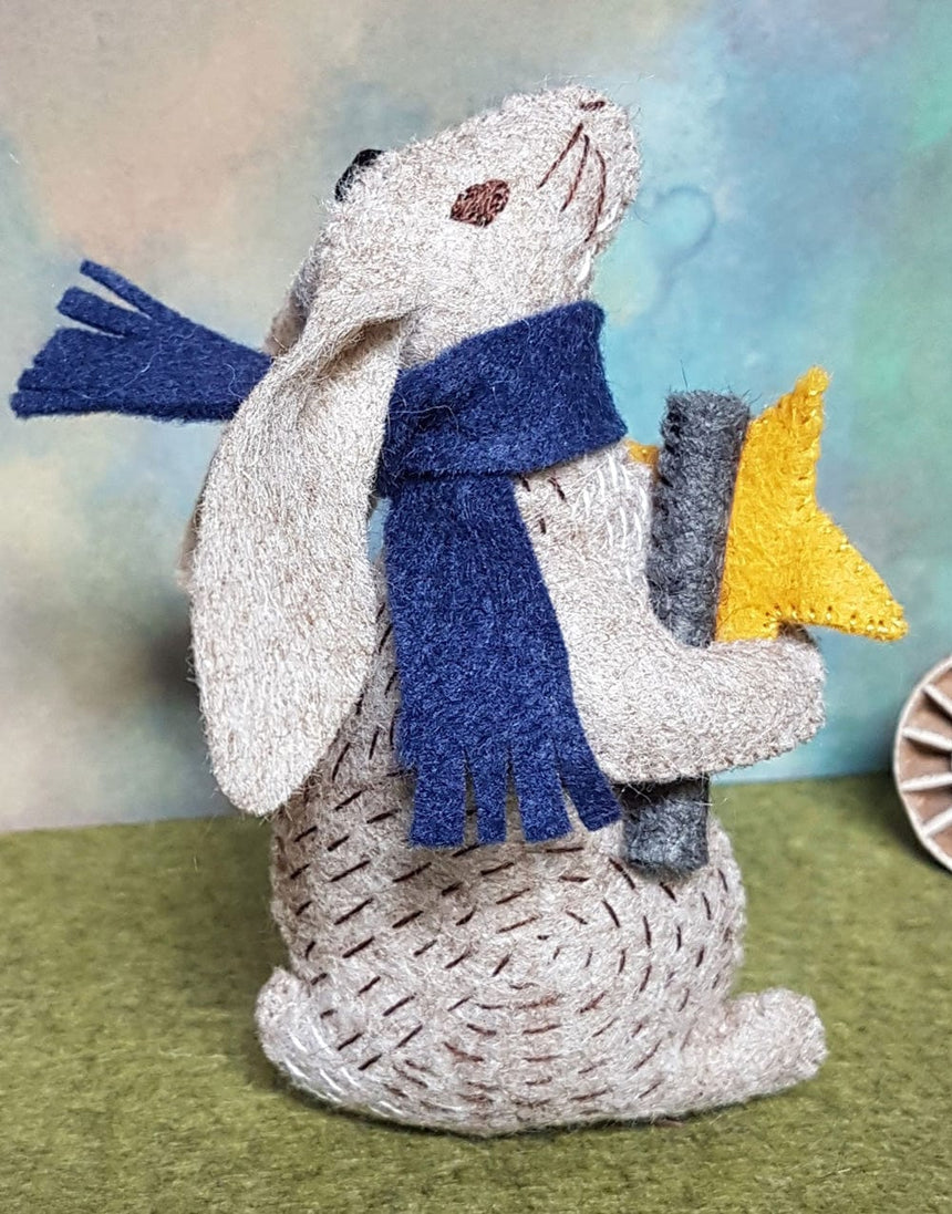 Corinne Lapierre Felt Craft Dr. Hare Stargazer Embroidered Felt Craft Kit by Corinne Lapierre 608603783100 608603783100